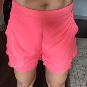 Coral shorts